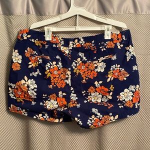 Old Navy Shorts Navy w/ Flowers